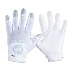 Massov EVO2 Youth Football Glove, Polar White