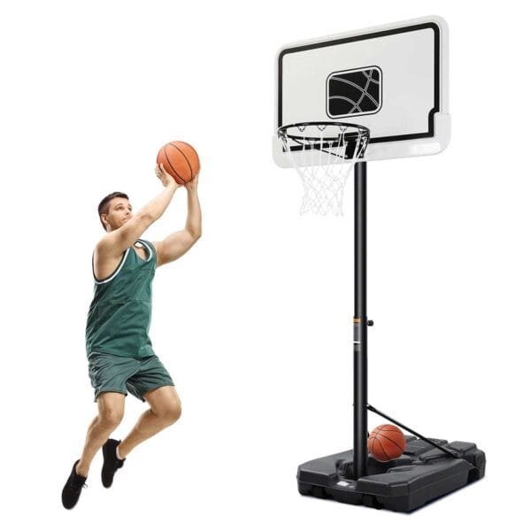 Gasky 44 in Portable Basketball Hoop with Adjustable Height